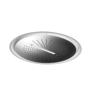 NEWFORM SOFFIONE ROUND RECESSED Ø 500 MM MULTIFUNCTION WITH AUTOMATIC MULTICOLOR LIGHTING NEWFORM NEWFORM SOFFIONE ROUND RECESSED Ø 500 MM MULTIFUNCTION WITH AUTOMATIC MULTICOLOR LIGHTING