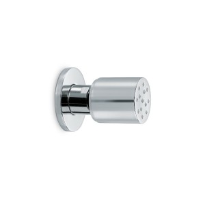 NEWFORM  SOFFIONE LATERALE CILINDRICO SNODATO IN OTTONE