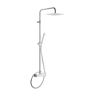 NEWFORM  NEWFORM COLONNA DOCCIA CON MISCELATORE MONOCOMANDO ESTERNO QUADRO