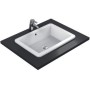 IDEAL STANDARD STRADA LAVABO RETTANGOLARE DA INCASSO SOPRA PIANO 595X440