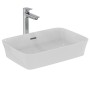 IDEAL STANDARD IPALYSS ULTRA-THIN RECTANGULAR BASIN 550X380 MM COUNTERTOP WITH OVERFLOW HOLE