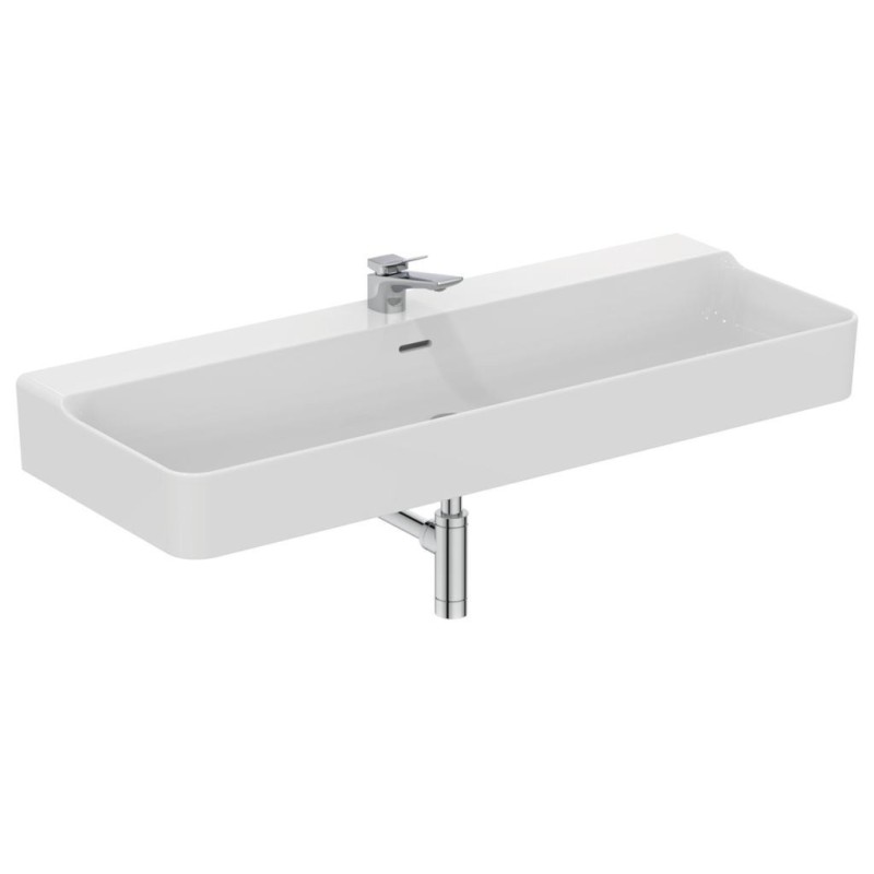 IDEAL STANDARD CONCA LAVABO RETTANGOLARE 1200X450 MM C/TROPPOPIENO E 1 FORO