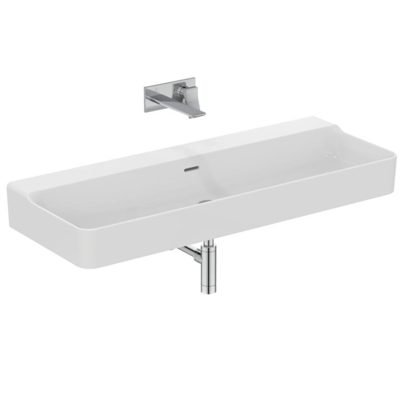 IDEAL STANDARD CONCA LAVABO RETTANGOLARE 1200X450 MM C/TROPPOPIENO SENZA FORI