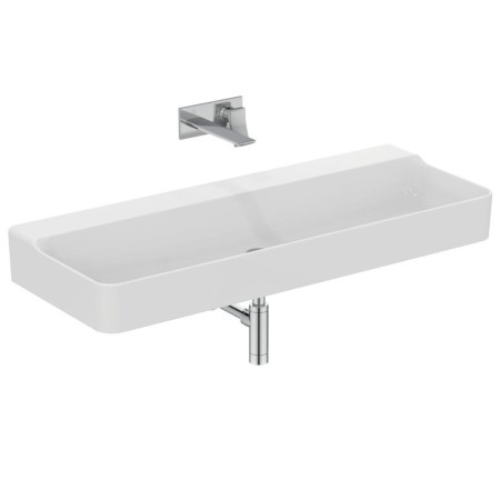 IDEAL STANDARD CONCA RECTANGULAR BASIN 1200X450 MM WITHOUT OVERFLOW WITHOUT HOLES
