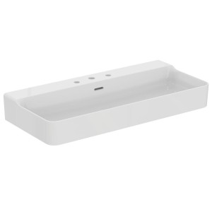 IDEAL STANDARD CONCA LAVABO RETTANGOLARE 1000X450 MM C/TROPPOPIENO E 3 FORI