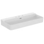 IDEAL STANDARD CONCA RECTANGULAR BASIN 1000X450 MM WITH OVERFLOW AND 3 HOLES