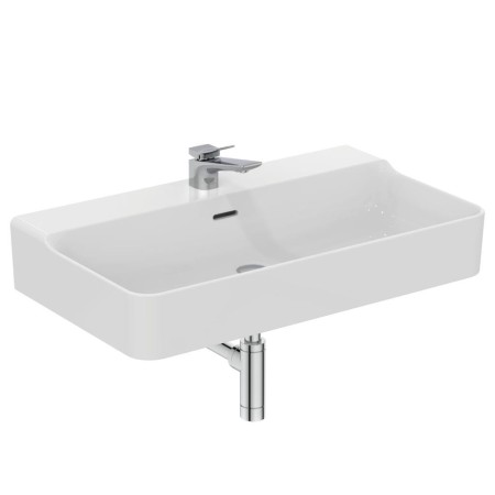 IDEAL STANDARD CONCA RECTANGULAR COUNTERTOP BASIN 800X450 MM WITH OVERFLOW AND 1 HOLE