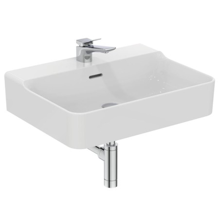 IDEAL STANDARD CONCA RECTANGULAR BASIN 600X450 MM WITH OVERFLOW AND 1 HOLE