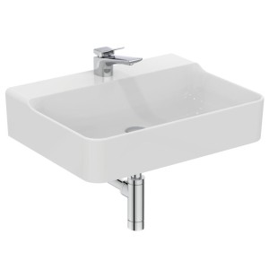 IDEAL STANDARD CONCA RECTANGULAR SINK 600X450 MM WITHOUT OVERFLOW AND 1 HOLE