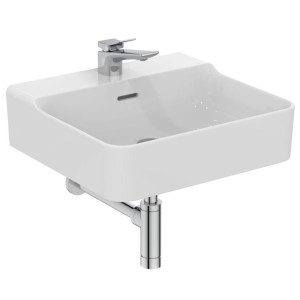 CONCA LAVABO RETTANGOLARE 500X450 MM WITH OVERFLOW AND 1 HOLE IDEAL STANDARD CONCA RECTANGULAR SINK 500X450 MM WITH OVERFLOW AND 1 HOLE
