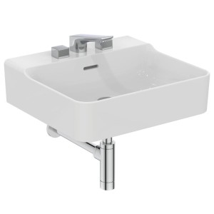 IDEAL STANDARD CONCA RECTANGULAR BASIN 500X450 MM WITH OVERFLOW AND 3 HOLES