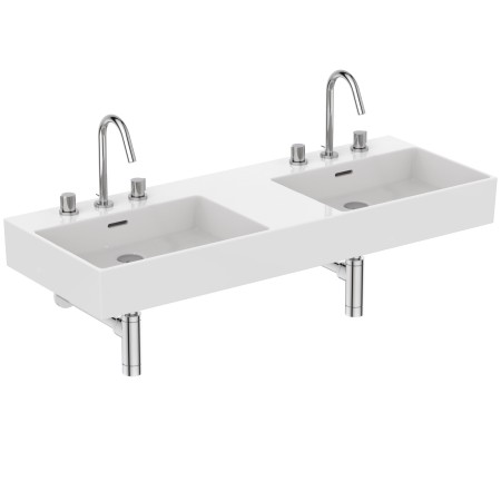 IDEAL STANDARD EXTRA LAVABO RETTANGOLARE 1200X450 C/TROPPOPIENO E 3 FORI