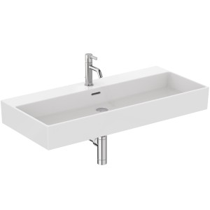 IDEAL STANDARD EXTRA LAVABO RETTANGOLARE 1000X450 C/TROPPOPIENO E 1 FORO