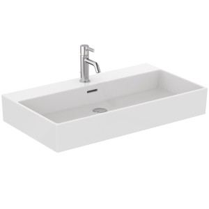 IDEAL STANDARD EXTRA RECTANGULAR COUNTERTOP WASHBASIN 800X450 WITH OVERFLOW AND 1 HOLE