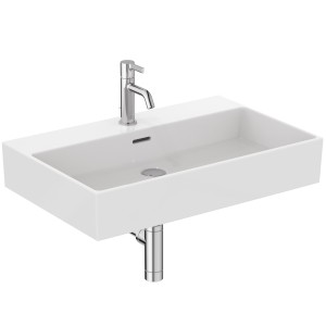 IDEAL STANDARD EXTRA LAVABO RETTANGOLARE 700X450 C/TROPPOPIENO E 1 FORO