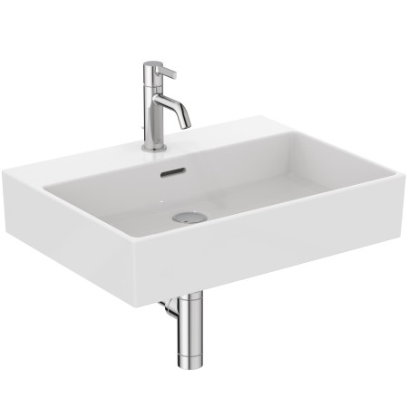 IDEAL STANDARD EXTRA RECTANGULAR BASIN 600X450 WITH OVERFLOW AND 1 HOLE