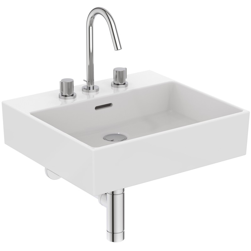 IDEAL STANDARD EXTRA LAVABO RETTANGOLARE 500X450 C/TROPPOPIENO E 3 FORI