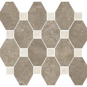 MARINER BOSTON MOSAICO OTTAGONA MUD SU RETE 30X34