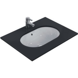 IDEAL STANDARD CONNECT - LAVABO 620 MM DA INCASSO SOTTOPIANO C/TROPPOPIENO