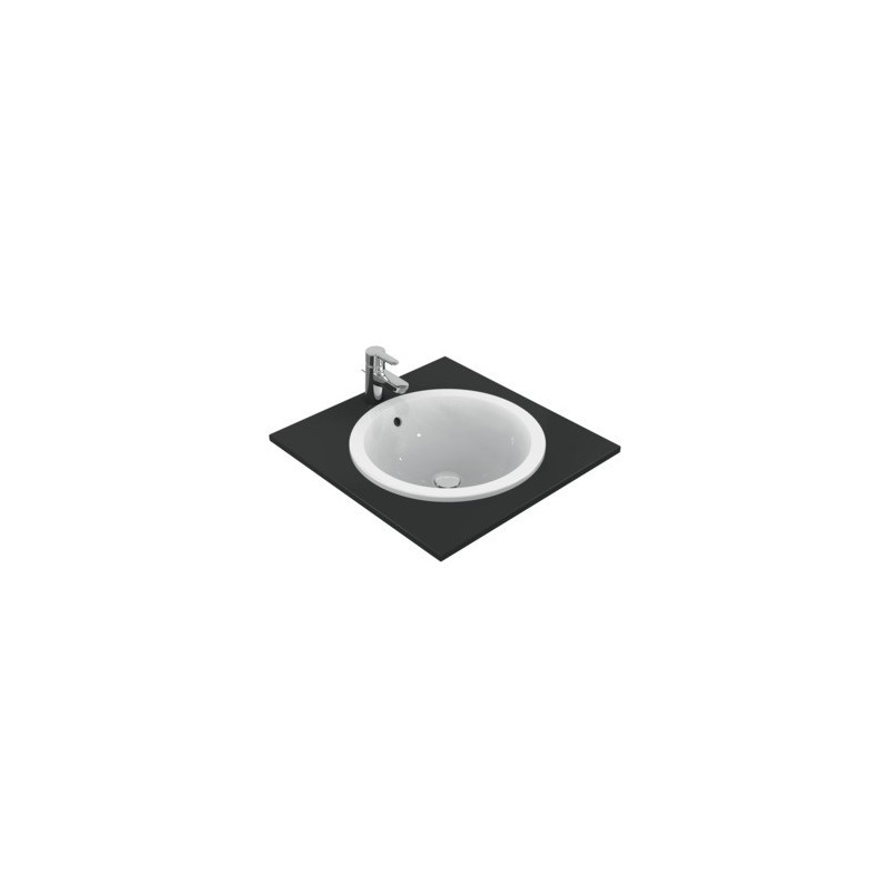 IDEAL STANDARD CONNECT - LAVABO 480 MM DA INCASSO SOPRAPIANO S/FORO RUBINETTERIA