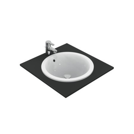 IDEAL STANDARD CONNECT - LAVABO 480 MM DA INCASSO SOPRAPIANO S/FORO RUBINETTERIA