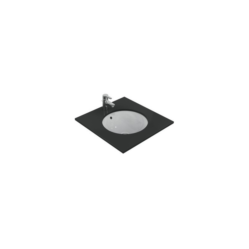 IDEAL STANDARD CONNECT - LAVABO 480 MM DA INCASSO SOTTOPIANO ROTONDO