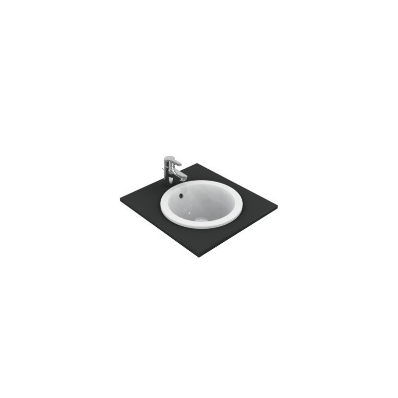 IDEAL STANDARD CONNECT - LAVABO 380 MM DA INCASSO SOPRAPIANO S/FORO RUBINETTERIA