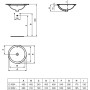 IDEAL STANDARD CONNECT - 380 MM UNDERCOUNTER BASIN