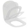 TESI SLIM TOILET SEAT COVER WITH SOFT-CLOSE GLOSSY WHITE