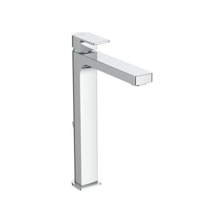 IDEAL STANDARD EDGE DECK-MOUNTED BASIN MIXER TAP ON PLANO H.240 MM WITH DRAIN