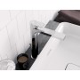 IDEAL STANDARD EDGE DECK-MOUNTED BASIN MIXER ON PIANO H.240 MM WITH WASTE AND BLUESTART