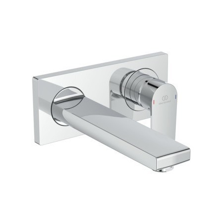IDEAL STANDARD EDGE WALL-MOUNTED BASIN MIXER WITH CONCEALED BODY