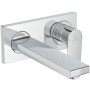 IDEAL STANDARD EDGE WALL-MOUNTED BASIN MIXER WITH CONCEALED BODY