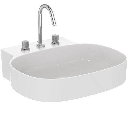 IDEAL STANDARD LINDA-X SINK 50X48 CM WITHOUT OVERFLOW 3 HOLES