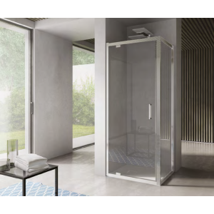 DISENIA FREE CORNER 1 SWING DOOR + FIXED SIDE