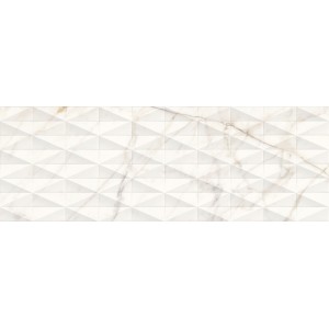 MARAZZI ALLMARBLE_WALL GOLDEN WHITE SATIN 40X120 STRUTTURA PAVÉ 3D RETTIFICATO