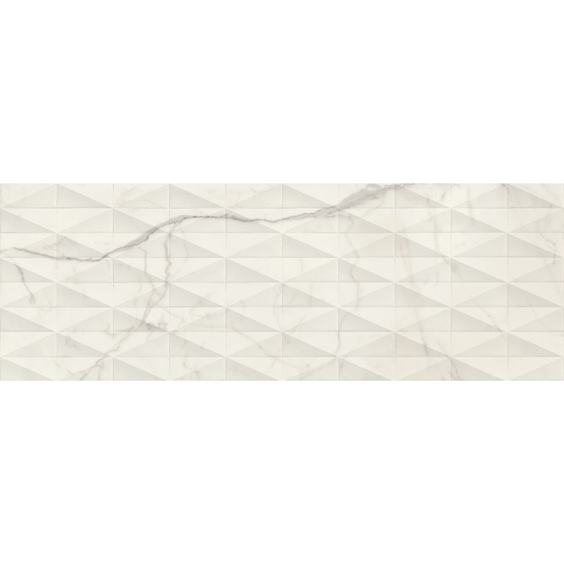 MARAZZI ALLMARBLE_WALL STATUARIO SATIN 40X120 STRUTTURA PAVÉ 3D RETTIFICATO