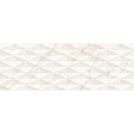 MARAZZI ALLMARBLE_WALL GOLDEN WHITE LUX 40X120 3D PAVÉ STRUCTURE Rectified
