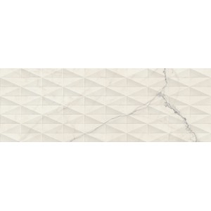MARAZZI ALLMARBLE_WALL STATUARIO LUX 40X120 3D PAVÉ STRUCTURE Rectified