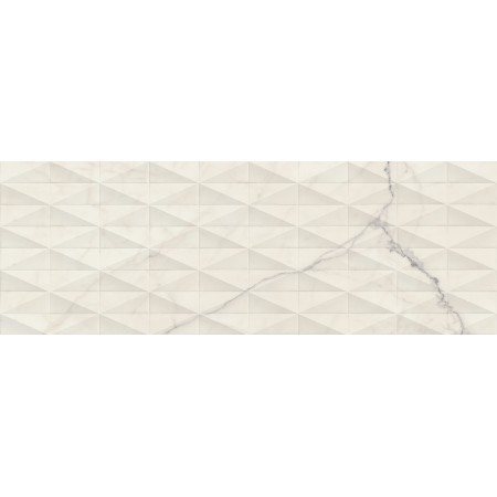MARAZZI ALLMARBLE_WALL STATUARIO LUX 40X120 3D PAVÉ STRUCTURE Rectified