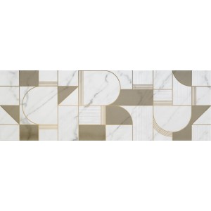 MARAZZI ALLMARBLE_WALL GOLDEN WHITE SATIN 40X120 DECOR CLUB