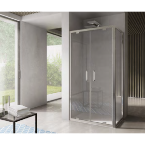 DISENIA FREE CORNER 2 SWING DOORS + FIXED SIDE