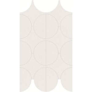 MARAZZI CEMENTUM ASH MOSAICO CERCHI 23.8X41.4