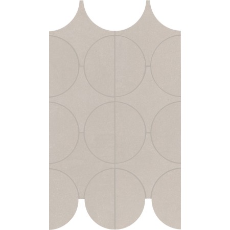 MARAZZI CEMENTUM SAND MOSAICO CERCHI 23.8X41.4
