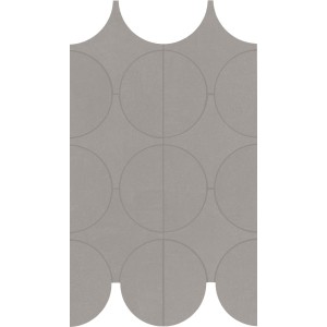 MARAZZI CEMENTUM NICKEL MOSAICO CERCHI 23.8X41.4