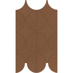MARAZZI CEMENTUM COTTO MOSAICO CERCHI 23.8X41.4