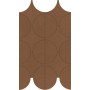MARAZZI CEMENTUM COTTO MOSAICO CERCHI 23.8X41.4
