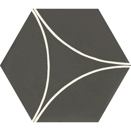 MARAZZI CEMENTUM CARBON DECORO ARCO 21X18.2