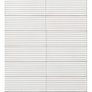 MARAZZI CROGIOLO_RICE BIANCO STRUTT. PLEAT 3D LUX 7,5X20