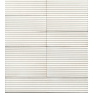 MARAZZI CROGIOLO_RICE NATURAL STRUTT. PLEAT 3D LUX 7,5X20